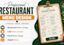 design restaurant and cafe menu